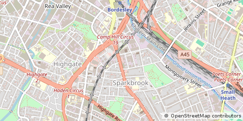 Map of Birmingham