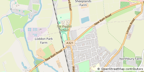 Map of Reading, Berkshire