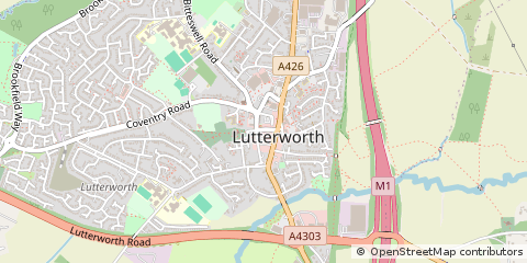 Map of Leicestershire