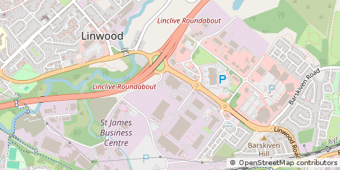 Map of Linwood, Renfrewshire