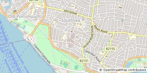 Map of Southsea