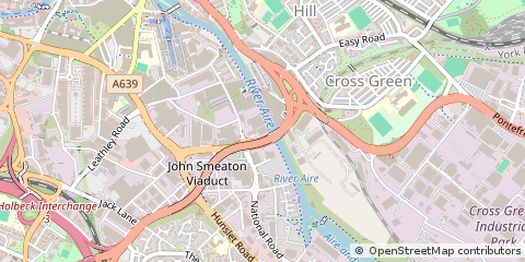 Map of South Accommodation Road, Hunslet Leeds