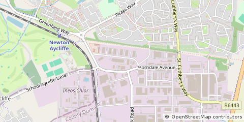 Map of Newton Aycliffe