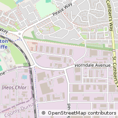 Map of Newton Aycliffe