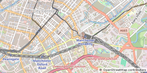 Map of Manchester