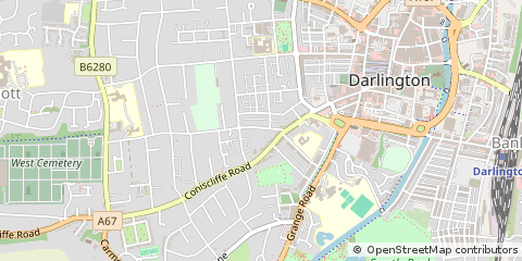 Map of Co Durham