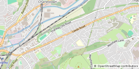 Map of Shipley, West Yorkshire