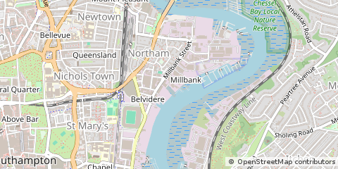 Map of Southampton