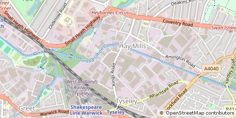 Map of Birmingham