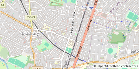 Map of Manchester