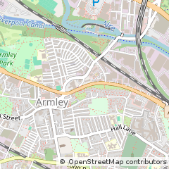 Map of Leeds, West Yorkshire