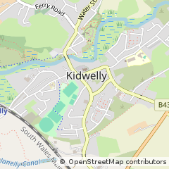 Map of Kidwelly