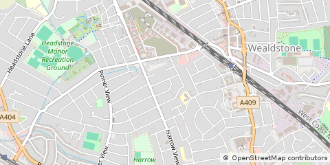 Map of Harrow