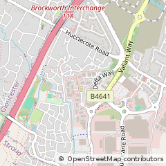 Map of Gloucester, Gloucestershire