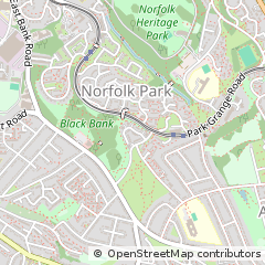 Map of Sheffield, South Yorkshire