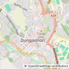 Map of Dungannon, Tyrone