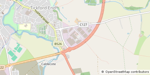 Map of Newport Pagnell, Milton Keynes