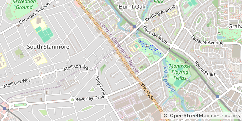 Map of Edgware
