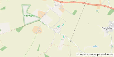 Map of Singleborough, Buckinghamshire