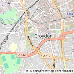 Map of Croydon