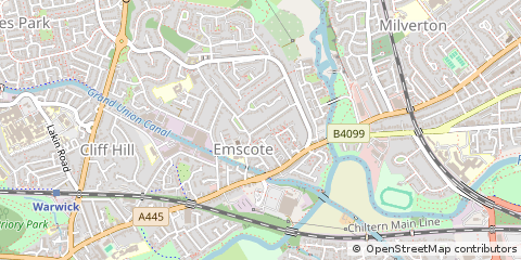 Map of Warwick