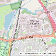Map of Banbury, Oxfordshire