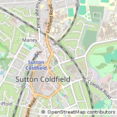 Map of Sutton Coldfield