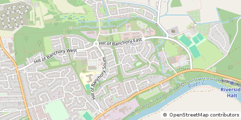 Map of Banchory, Aberdeenshire