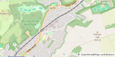 Map of Brighton, East Sussex