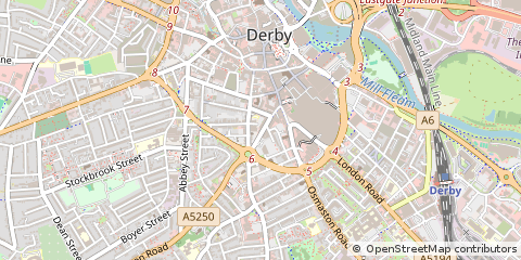 Map of Derby