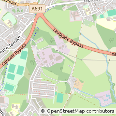 Map of Consett, County Durham
