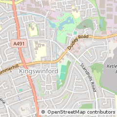 Map of Kingswinford, West Midlands
