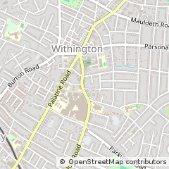 Map of Manchester, Greater Manchester