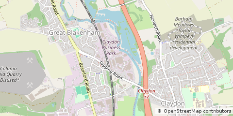 Map of Ipswich, Suffolk