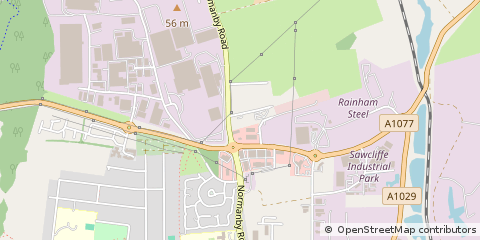 Map of Scunthorpe