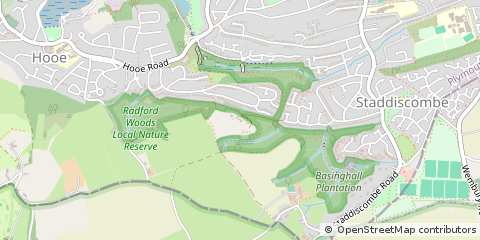 Map of Plymouth, Devon
