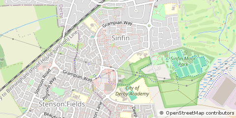 Map of Derby