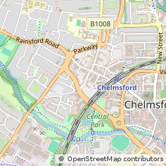 Map of Chelmsford, Essex