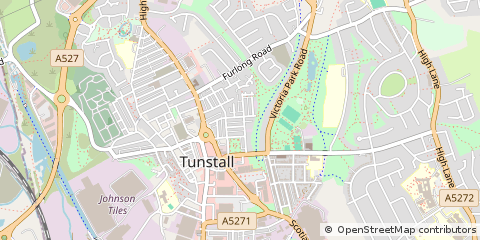 Map of Stoke-on-Trent