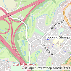 Map of Warrington