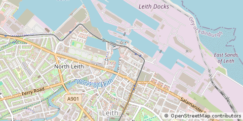 Map of Edinburgh, Midlothian