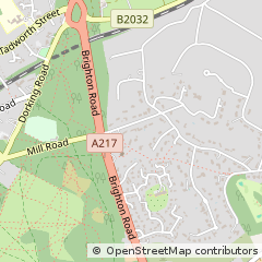 Map of Surrey
