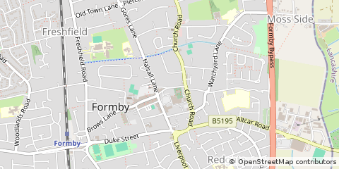 Map of Formby
