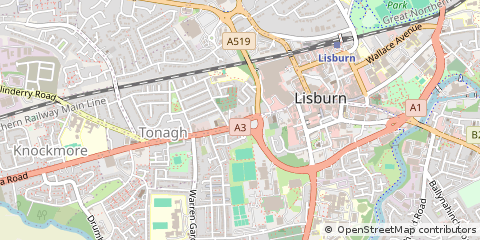 Map of Lisburn