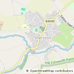 Map of Malmesbury, Wiltshire