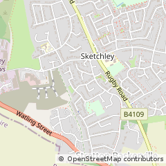 Map of Hinckley, Leicestershire