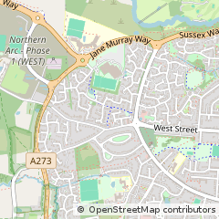 Map of Burgess Hill, West Sussex