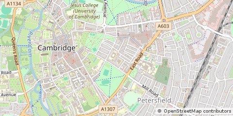 Map of Cambridge