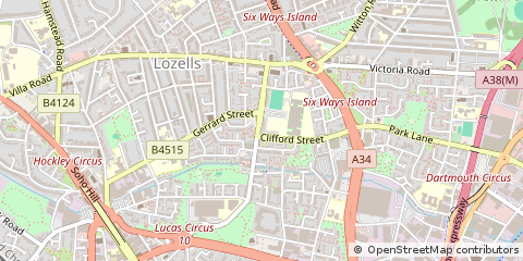 Map of Birmingham