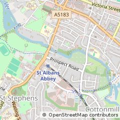 Map of ST. Albans, Herts